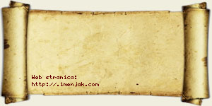 Bojana Velinović vizit kartica